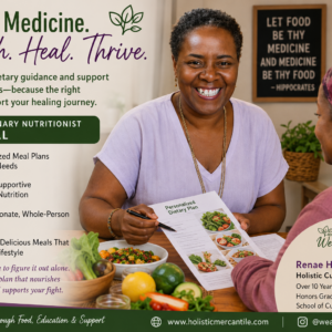 Food & Nutritional Consultation with Chef Renae Hill