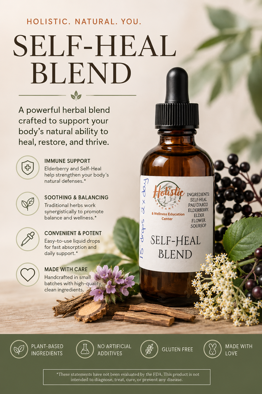 Self-Heal Blend Tincture -2oz